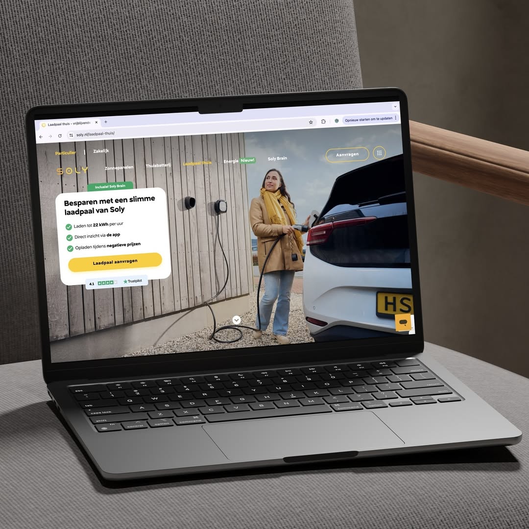 Website project mockup